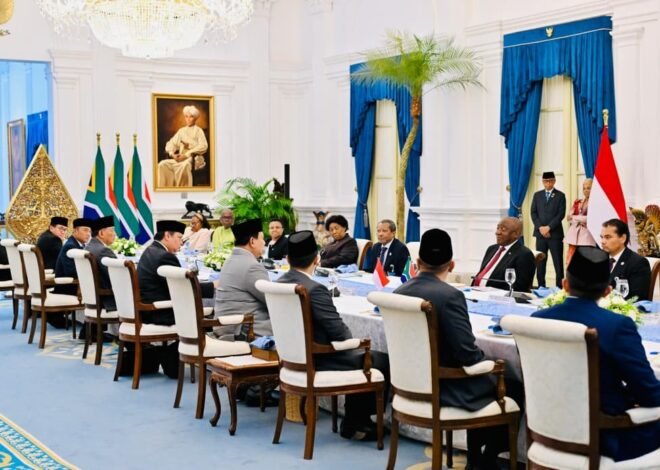 Diplomasi Kuliner Presiden Prabowo dan Presiden Ramaphosa di Istana Merdeka