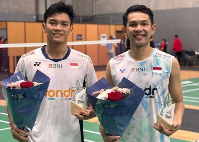 Badminton French Open 2025: Pasangan Ganda Putra Fajar/Fikri Raih Raih Runner-Up