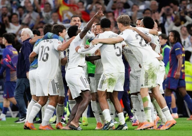 El Clasico: Real Madrid Tekuk Barcelona 2-1 di Bernabeu