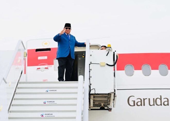 Tiba di Mesir, Presiden Prabowo akan Hadiri KTT Perdamaian Sharm El-Sheikh