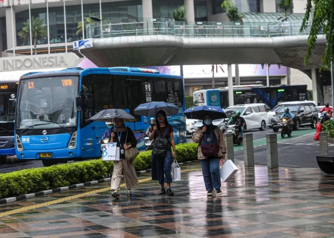 Prediksi Cuaca Jakarta Jumat Siang: BMKG Umumkan Potensi Hujan