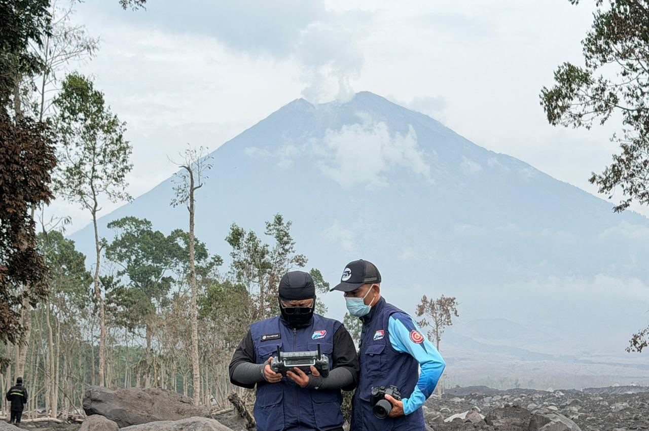 Pemetaan Udara ‘Fly for Semeru’ Mempercepat Respons Pascaerupsi Gunung Semeru