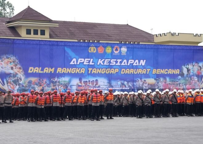 Antisipasi Fenomena Cuaca Ekstrem, Polri Gelar Apel Tanggap Darurat Bencana