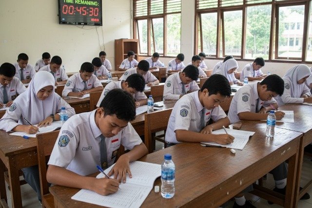 Hari Pertama Pelaksanaan TKA Gelombang I Berjalan Lancar