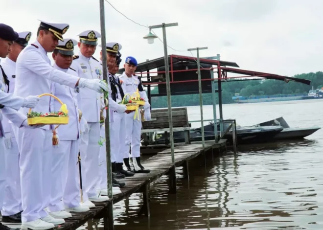 Resmikan Lanal Kumai, TNI AL Tingkatkan Keamanan Laut Indonesia