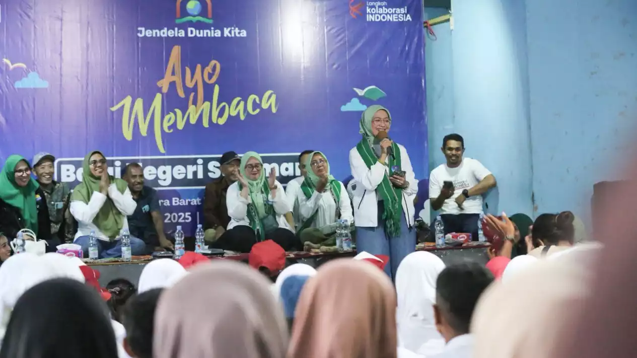 Rustini Muhaimin Kampanyekan Gerakan Membaca Lewat Program Jendela Dunia Kita