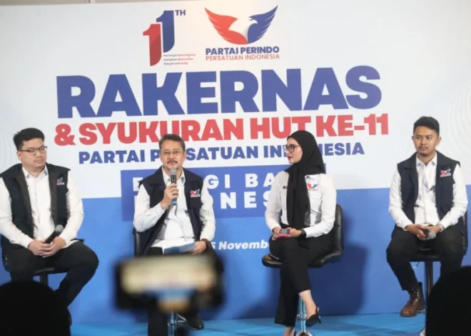 Dalam Rakernas dan HUT ke-11, HT Tekankan Penguatan Struktur Partai Perindo hingga Akar Rumput