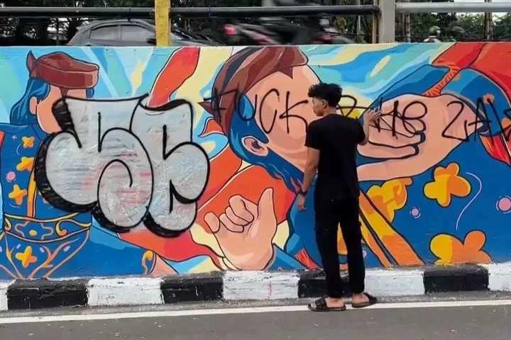 Vandalisme di Surabaya Viral, Eri Cahyadi Siap Tindak Tegas Pelaku Perusakan Mural