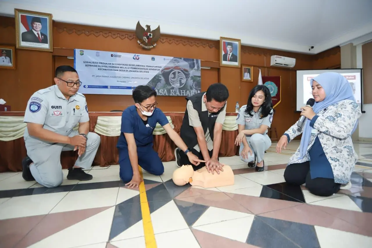 Jasa Raharja Latih 160 Relawan untuk Tingkatkan Quick Response di Kalimantan Selatan