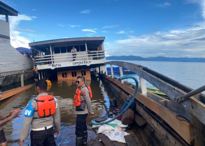 Kapal Penumpang di Danau Towuti Sulsel Nyaris Tenggelam, Penanganan Cepat Petugas Selamatkan Penumpang