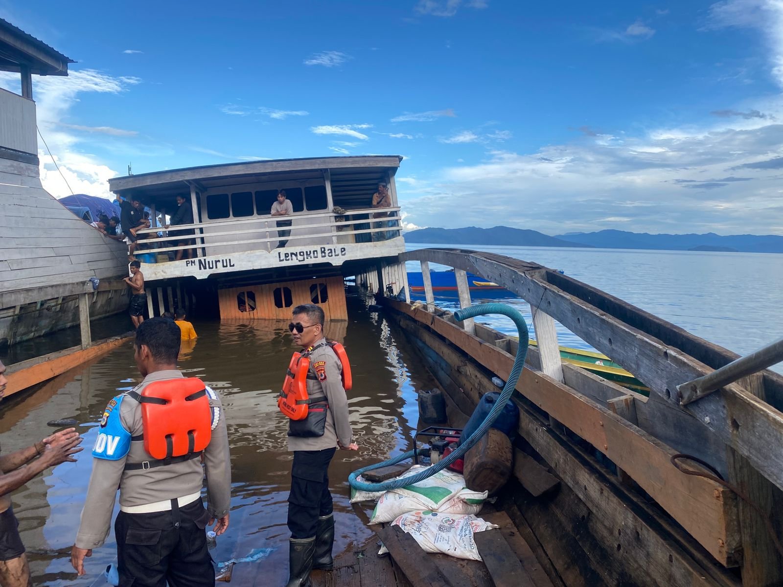 Kapal Penumpang di Danau Towuti Sulsel Nyaris Tenggelam, Penanganan Cepat Petugas Selamatkan Penumpang