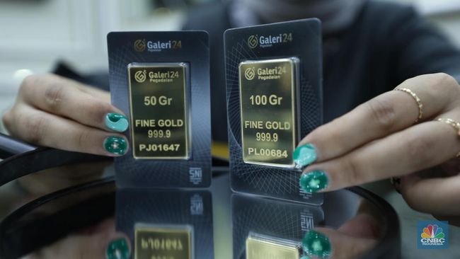 Harga Emas Hari Ini, UBS dan Galeri24 Kompak Melemah