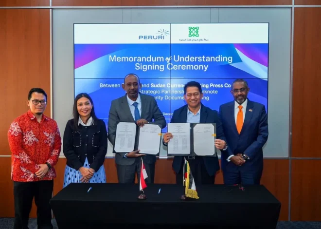 PERURI dan Sudan Sepakati Kerja Sama Pencetakan Uang