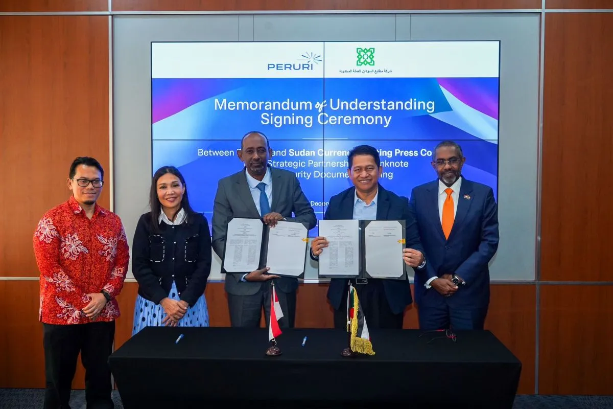 PERURI dan Sudan Sepakati Kerja Sama Pencetakan Uang