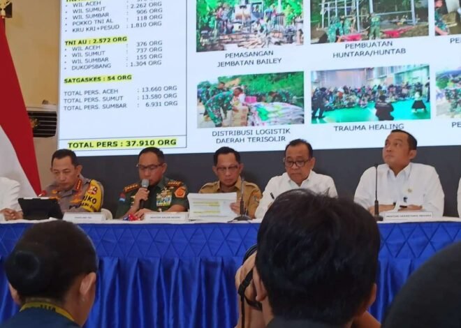 TNI Akan Tindak Tegas Oknum yang Ganggu Perbaikan Infrastruktur Pascabencana