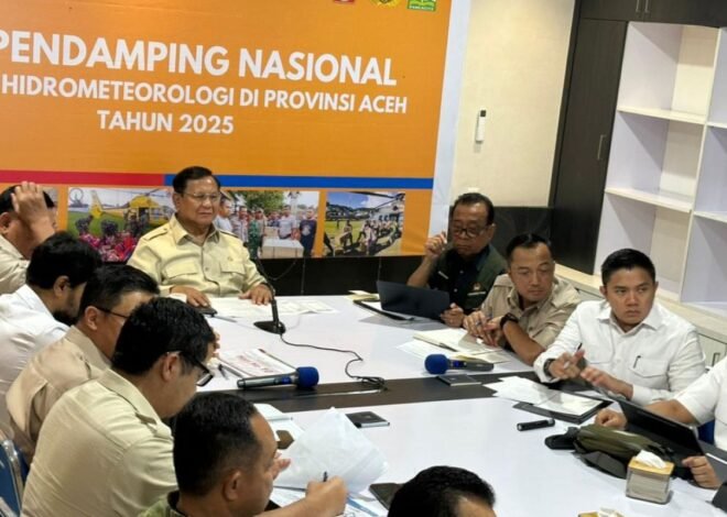 Pulihkan Sumatera Pasca Bencana, Prabowo Apresiasi  Aparat yang Bekerja Tanpa Henti