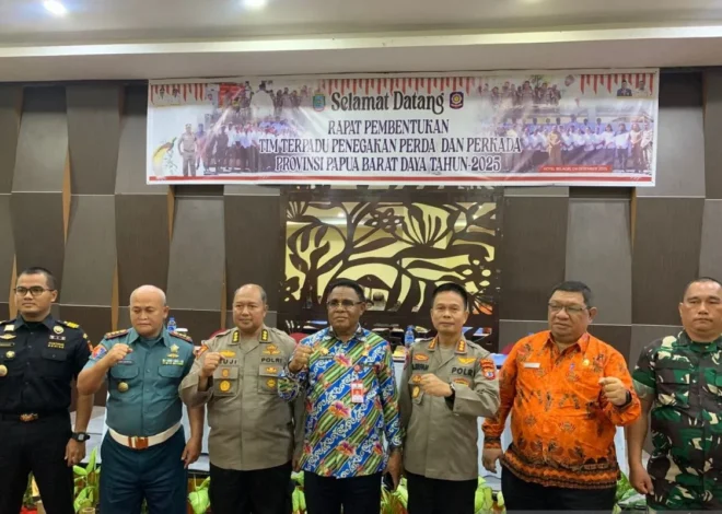 Pemprov Papua Barat Daya Bentuk Satgas untuk Optimalkan Penegakan Perda