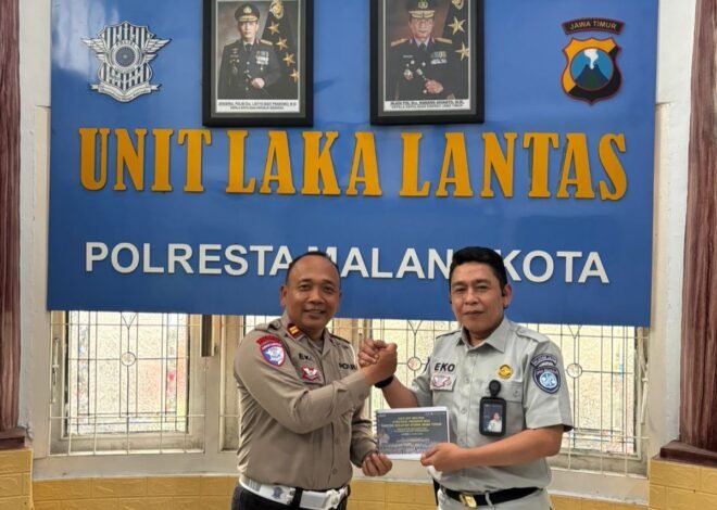 Jasa Raharja Cabang Malang Perkuat Koordinasi dengan Unit Gakkum Polresta Malang Kota untuk Pencegahan Kecelakaan Lalu Lintas