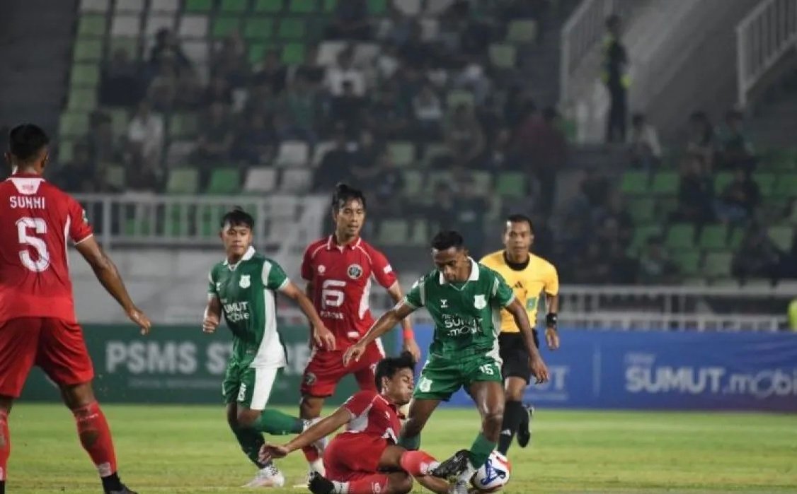 PSMS Medan Sukses Taklukkan Bekasi City FC 2-1 di Liga 2