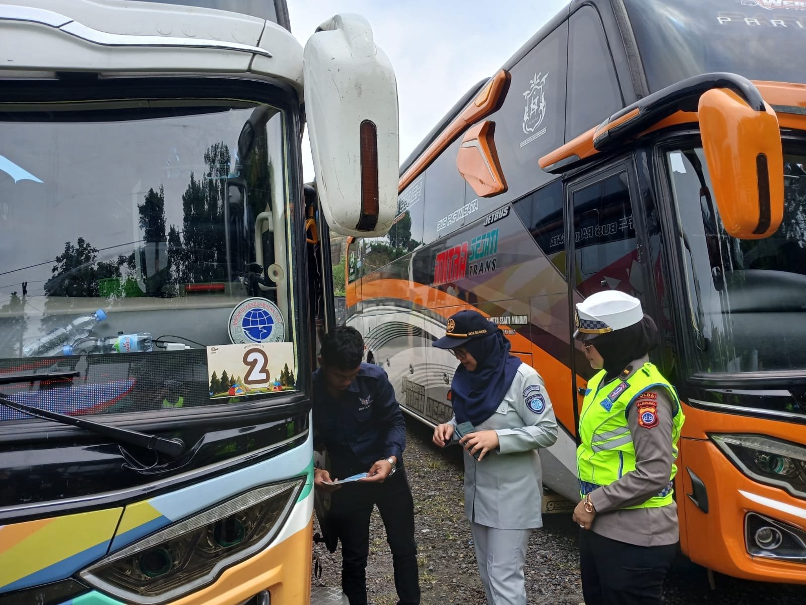 Perkuat Keselamatan Transportasi Wisata, Ramp Check Digelar di Tebing Breksi Sleman