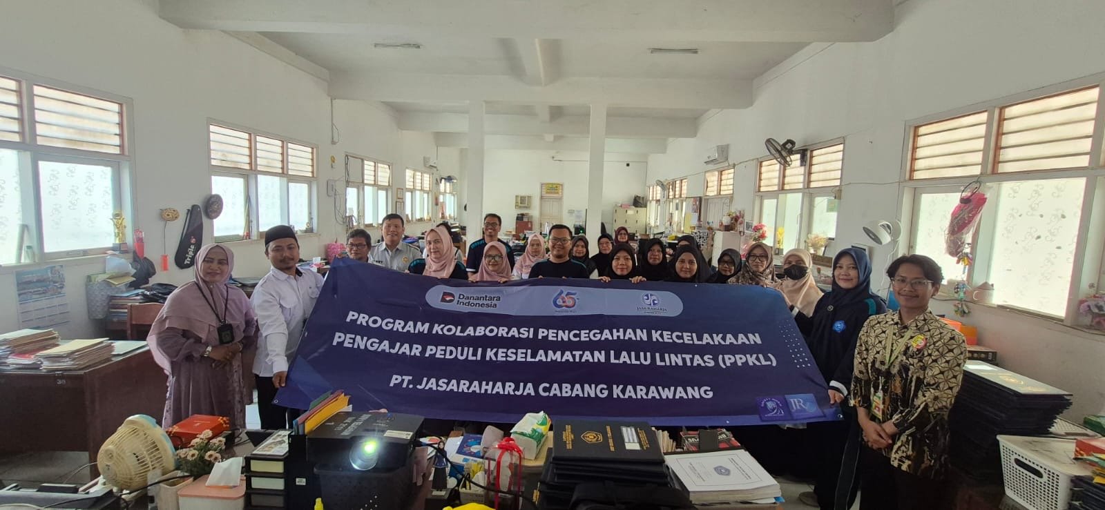 Bangun Generasi Pelajar Sadar Keselamatan, Jasa Raharja Gelar Program Edukasi Lalu Lintas di SMPN 1 Telagasari