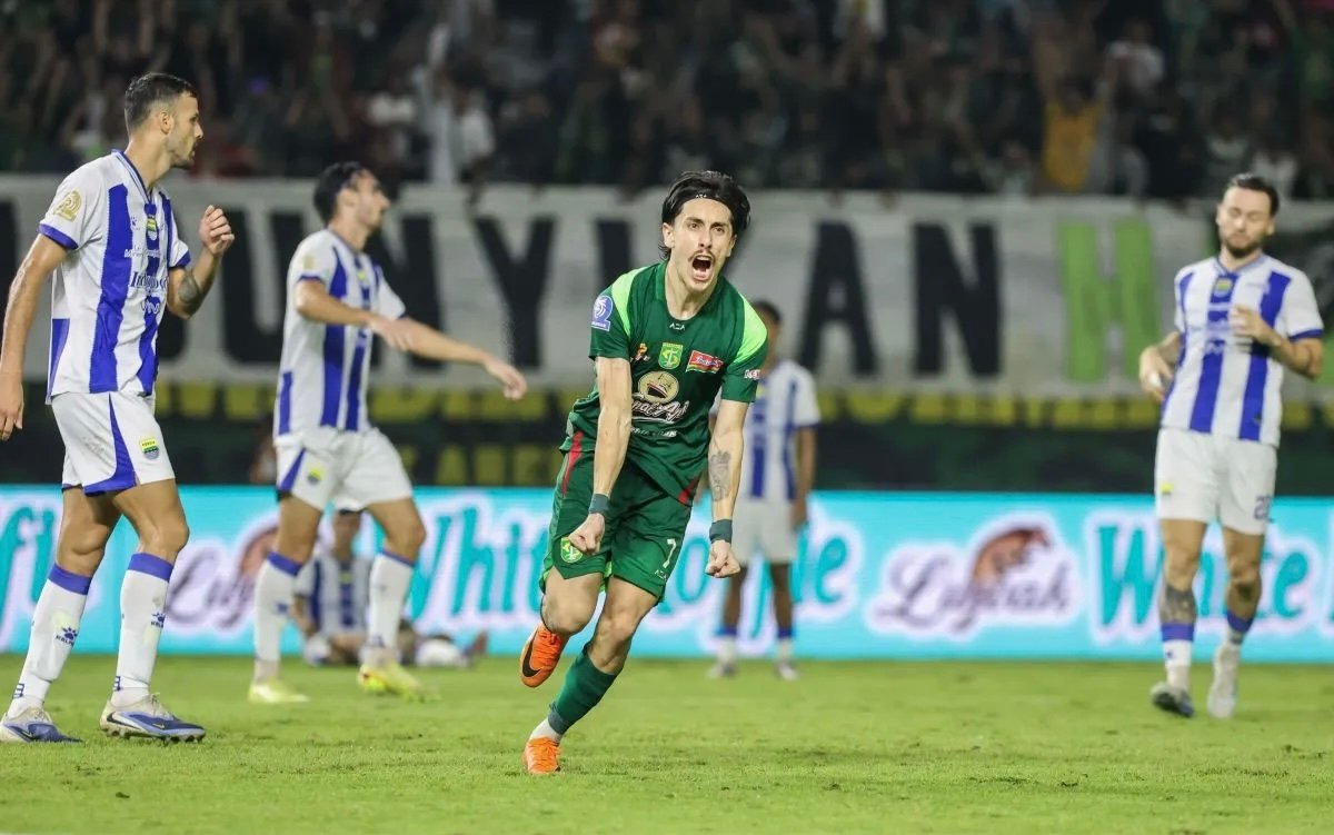 Hasil Liga 1: Persebaya Surabaya Tahan Imbang Persib Bandung 2-2