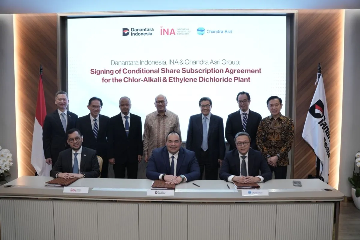 Danantara dan INA Teken Perjanjian Investasi Strategis di Proyek CA-EDC Chandra Asri