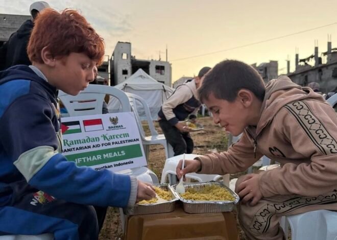 Baznas RI Distribusikan 4.000 Porsi Makanan di Pengungsian Gaza