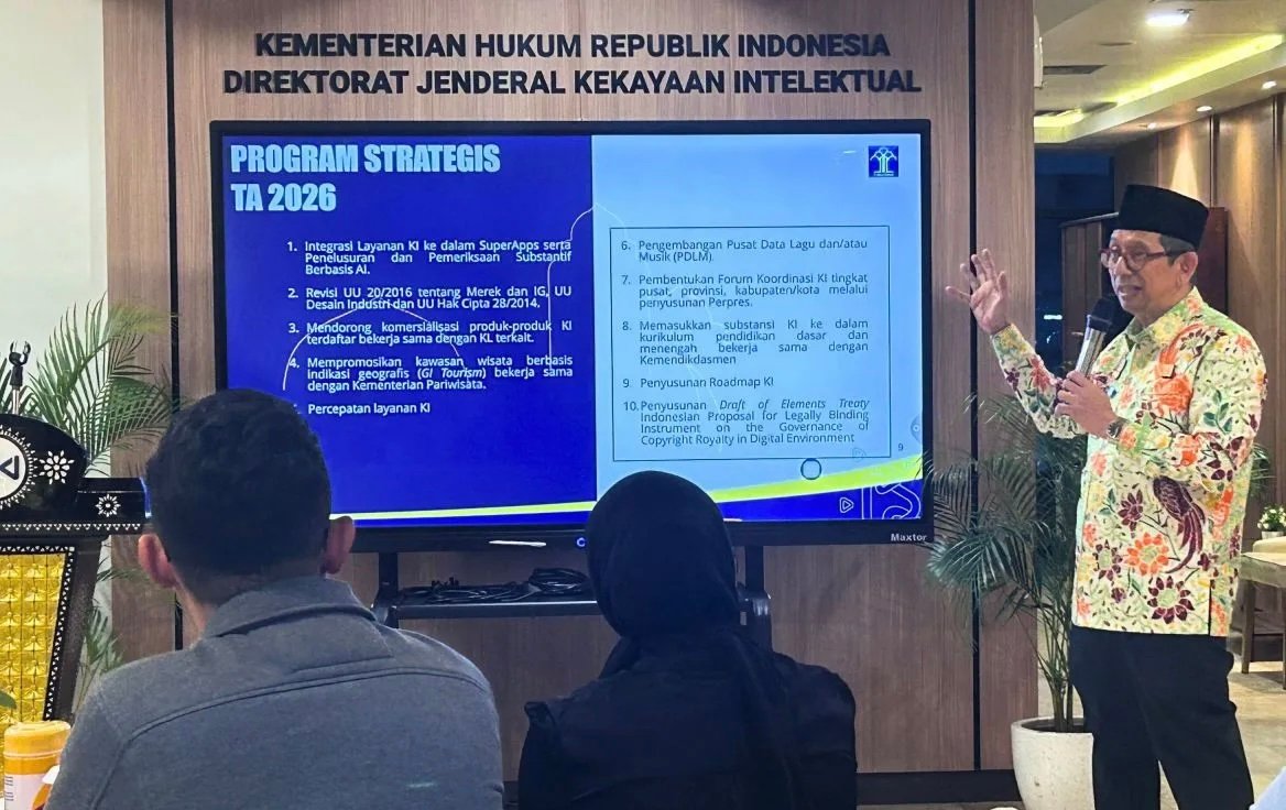 Cetak Generasi Kreatif, Kemenkum Usul Materi KI Jadi Kurikulum di SD, SMP, dan SMA