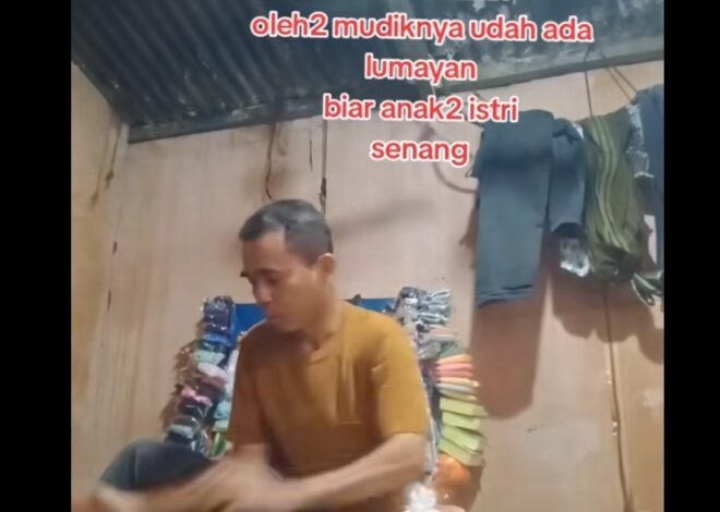Viral! Kisah Haru Pedagang Aksesori Pamer Oleh-Oleh Sederhana untuk Keluarga di Kampung