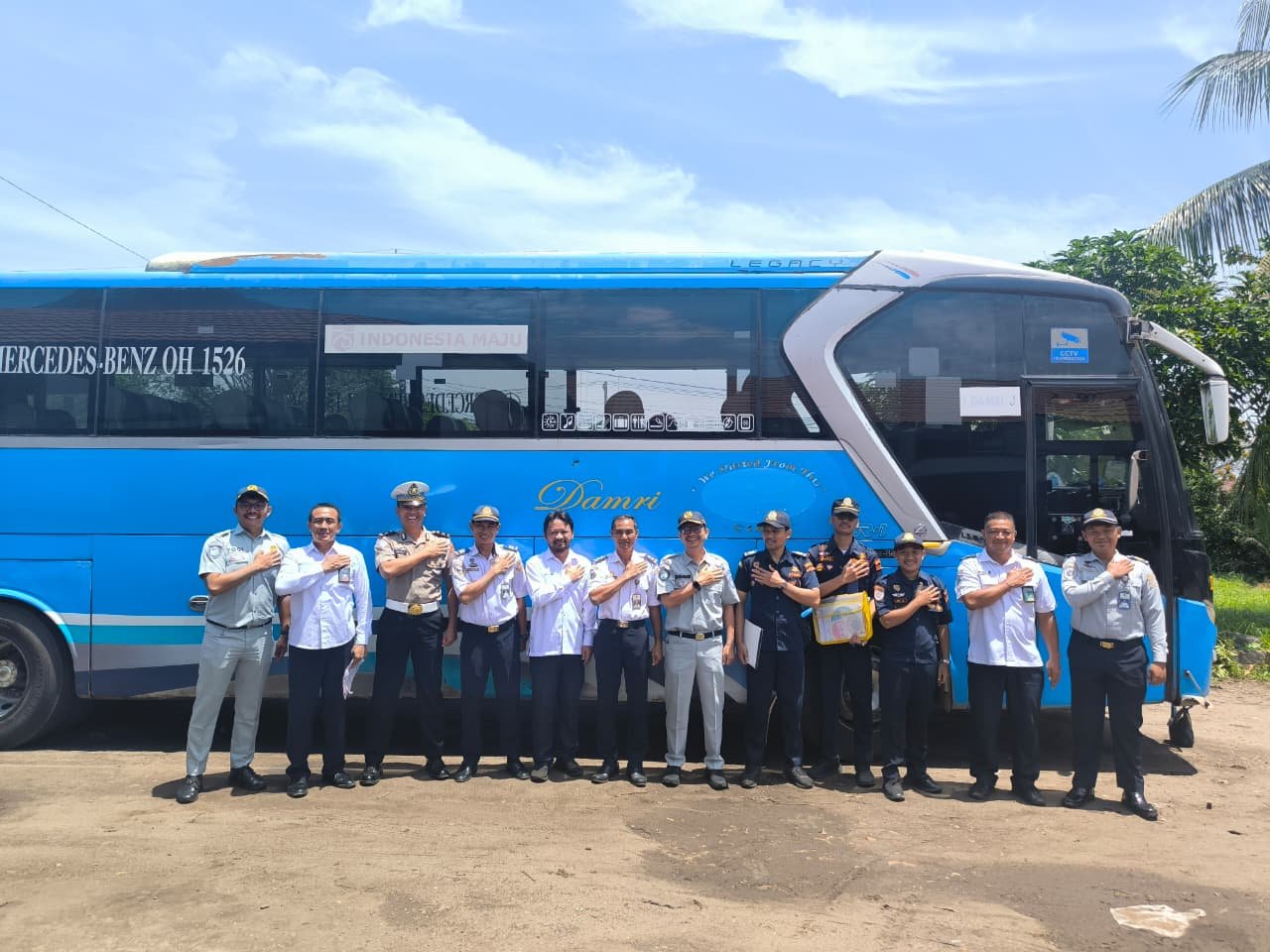 Kompak! Jasa Raharja, BPTD, dan Polda Kalteng Sisir Pool Bus Demi Mudik Berkeselamatan
