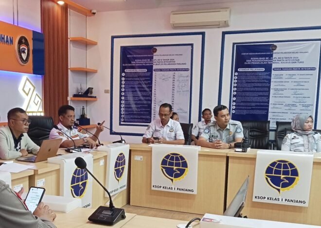 Dukung Kesiapan Angkutan Laut Lebaran 2026, Jasa Raharja Wilayah Lampung Ikuti Rapat Koordinasi di KSOP Panjang