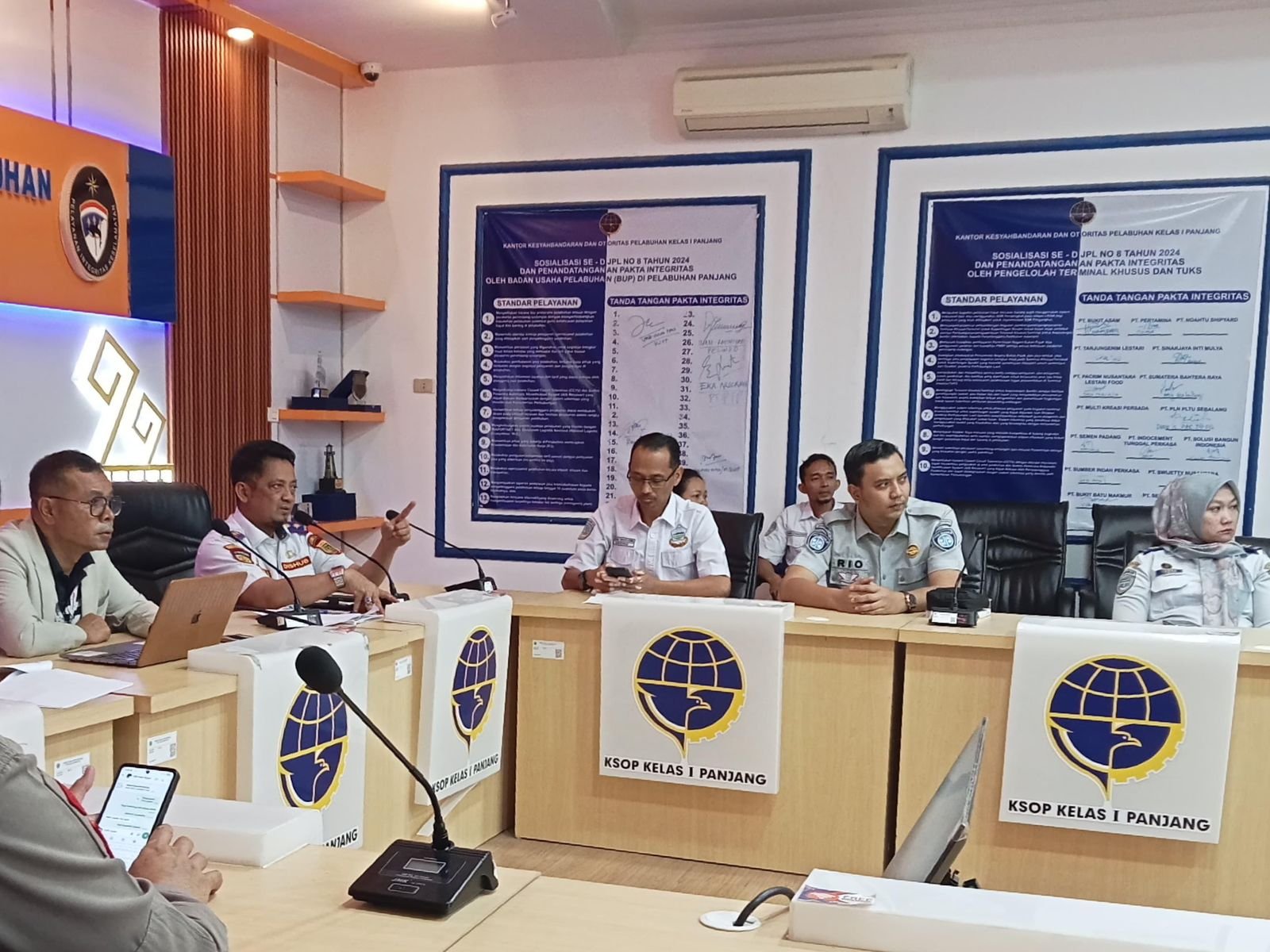 Dukung Kesiapan Angkutan Laut Lebaran 2026, Jasa Raharja Wilayah Lampung Ikuti Rapat Koordinasi di KSOP Panjang