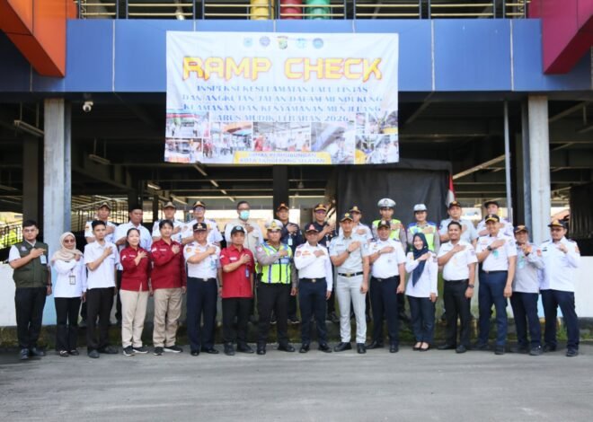 Jasa Raharja Tangerang lakukan Ramp Check di Terminal Tipe A Pondok Cabe Mendukung Keamanan dan Kenyamanan Menjelang Mudik Lebaran 2026