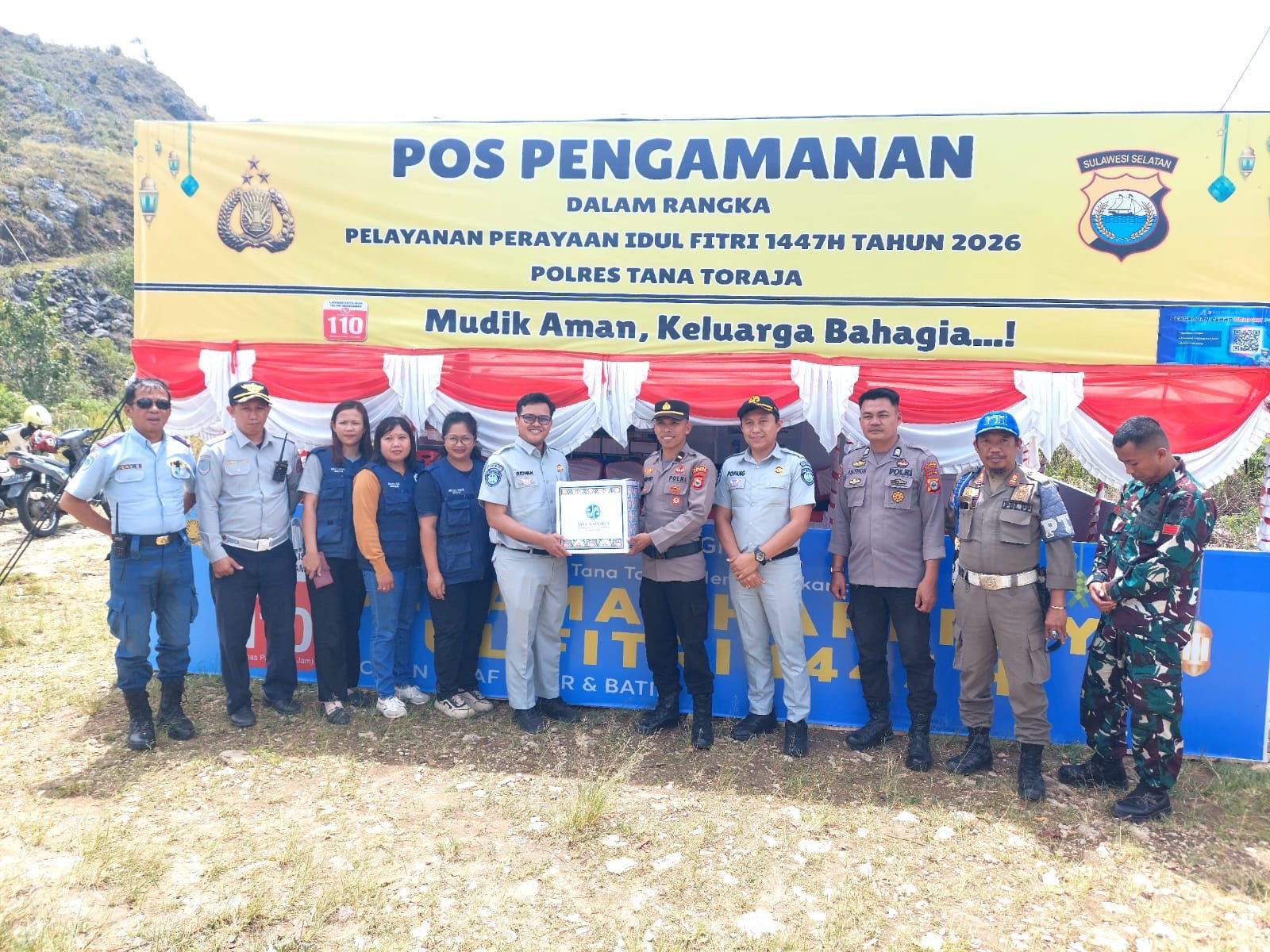 Sambut Idul Fitri 1447 H, Jasa Raharja Palopo Gelar Aksi Simpatik di Pos PAM Lebaran Sebagai Bentuk Dukungan Kepada Stakeholders