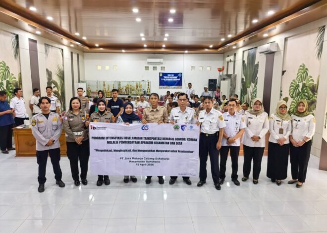 Tekan Angka Laka Lantas, Jasa Raharja Sukoharjo Kukuhkan 70 Aparatur Desa Menjadi Agen Keselamatan Transportasi