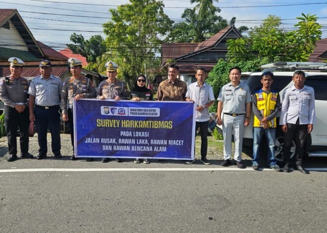 Cegah Risiko Kecelakaan, Jasa Raharja Palopo Bersama Ditlantas Polda SulselDan Instansi Lakukan Survey Titik Rawan di Kab. Luwu Utara