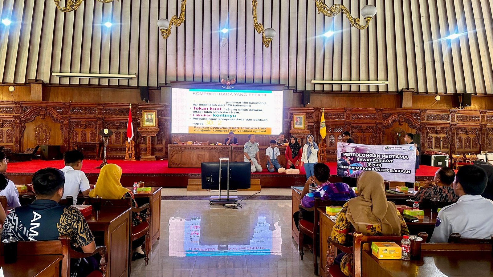 Tekan Angka Fatalitas, Jasa Raharja Klaten Gelar Sosialisasi PPGD