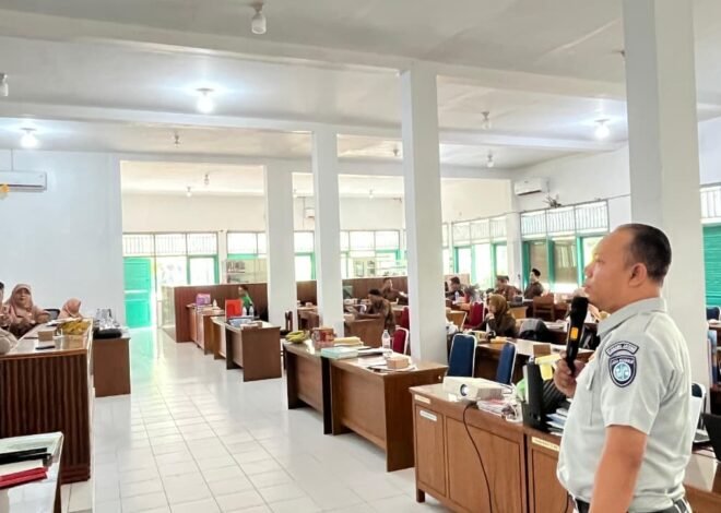 Jasa Raharja Sukoharjo dan Satlantas Polres Karanganyar Gelar PPKL di MAN 2 Karanganyar, Perkuat Kesadaran Tertib Berlalu Lintas Pelajar