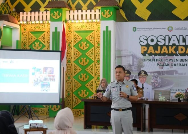 Jasa Raharja Kalbar Edukasi Masyarakat Melalui Sosialisasi Pajak Daerah di Pontianak Tenggara
