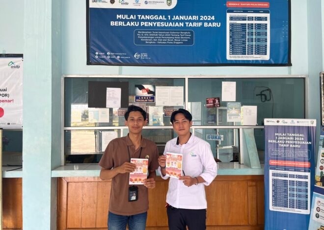 Jasa Raharja Bengkulu Sosialisasikan Program Apresiasi Emas bagi Wajib Pajak di ASDP, Dorong Kepatuhan Pajak Kendaraan