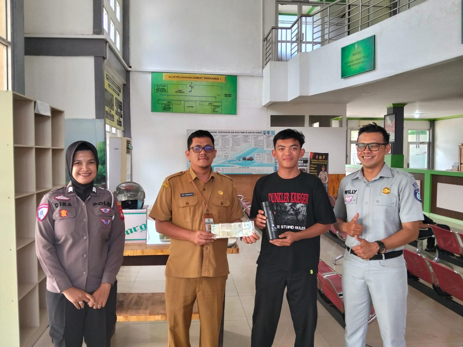 Jasa Raharja Singkawang Berikan Apresiasi kepada Wajib Pajak, Dorong Kepatuhan Pembayaran PKB