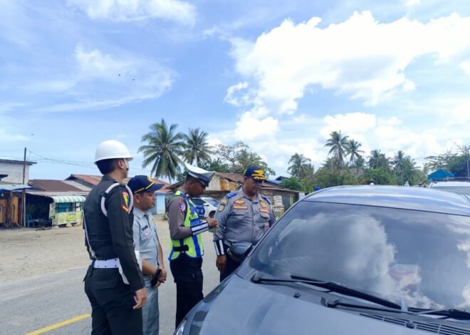 Jasa Raharja Kalimantan Barat Mengikuti Operasi Gabungan Tim Pembina Samsat di Kabupaten Mempawah