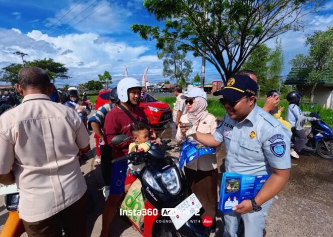 Tim Pembina Samsat Barito Kuala Perkuat Kepatuhan Pengendara Melalui Edukasi Lapangan