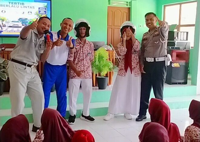 Kurangi Fatalitas Kecelakaan Kepada Gen Z, Jasa Raharja Ngawi Himbau Pelajar SMAN 1 Karangjati Cerdas Dalam Berkendara