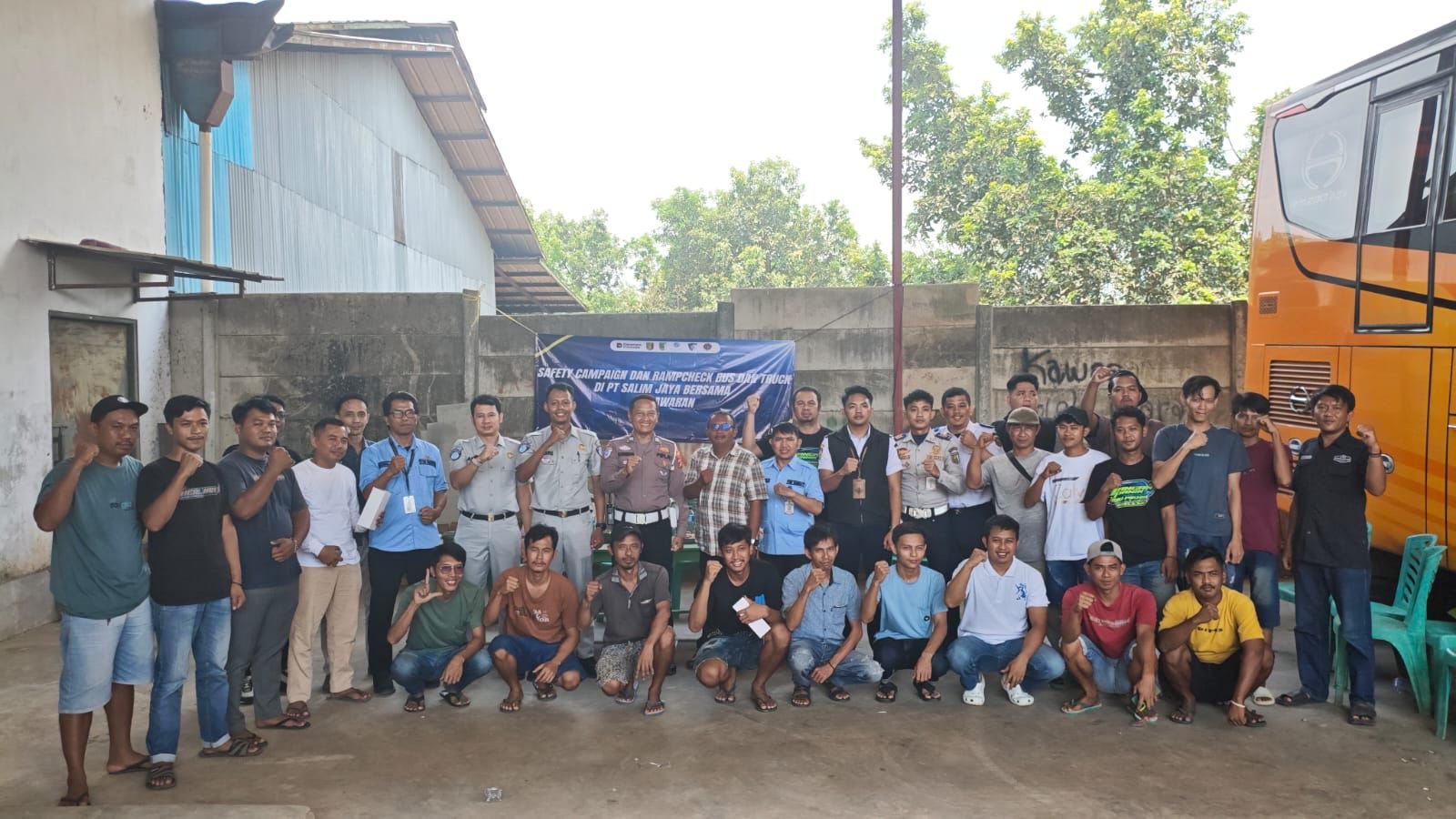 Upaya Tekan Risiko Kecelakaan, Samsat Pesawaran Gelar Rampcheck dan Edukasi Keselamatan