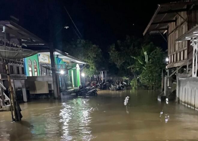15 Desa di OKU Sumsel Terendam Banjir, 1.206 Rumah Terdampak Luapan Sungai Ogan