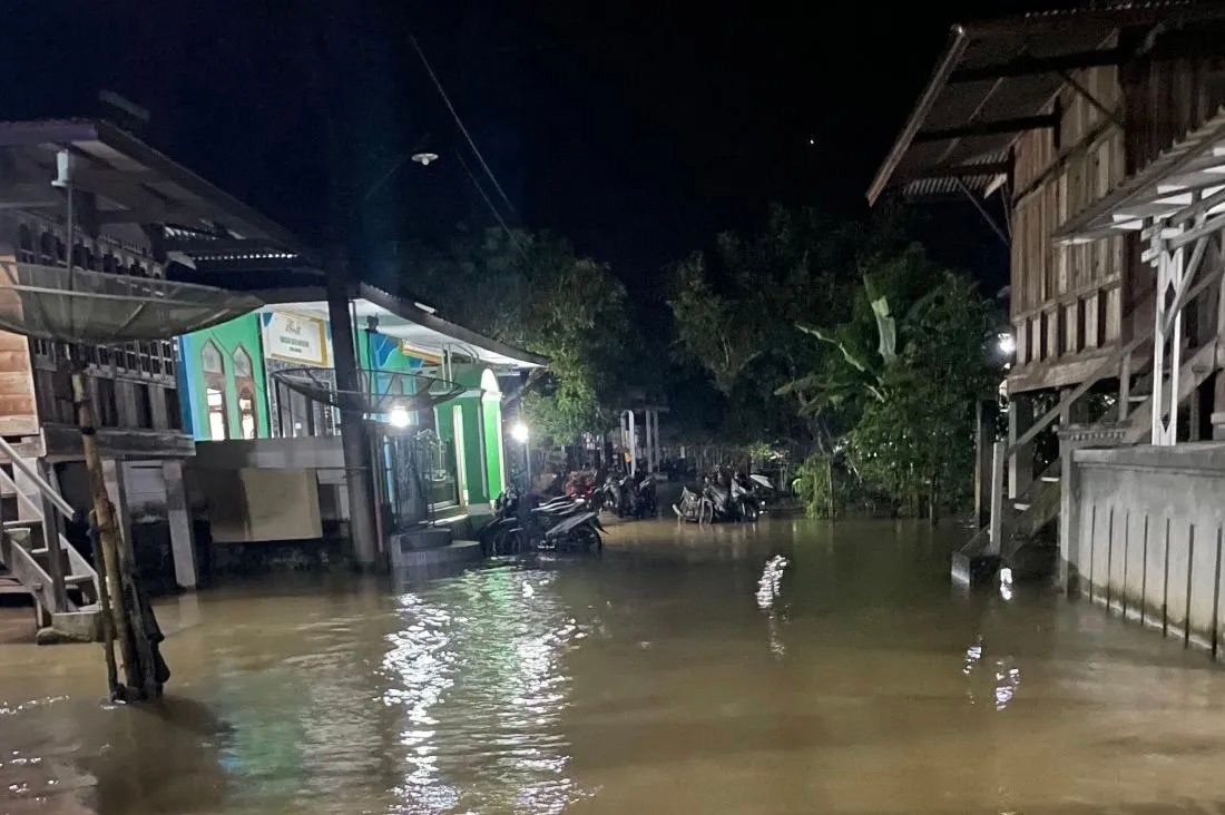 15 Desa di OKU Sumsel Terendam Banjir, 1.206 Rumah Terdampak Luapan Sungai Ogan