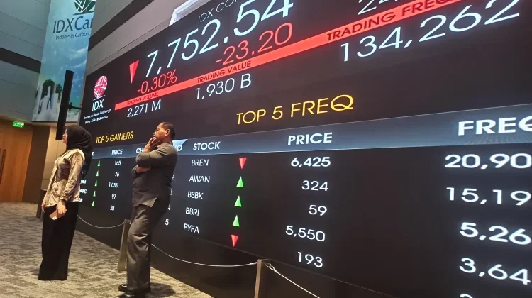 Sesi I Berakhir Merah, IHSG Terkoreksi Saat Pelaku Pasar Menanti Sentimen Baru