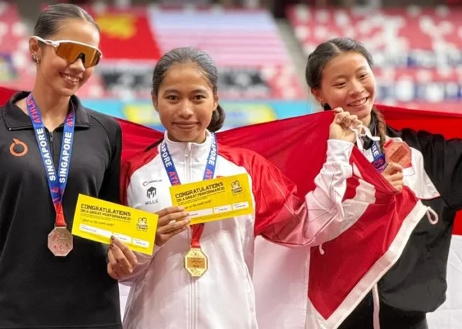 Tampil Dominan! Tim Atletik Indonesia Sabet 9 Medali di Singapore Open Track & Field